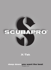 Scubapro X-Tek Mode D'emploi