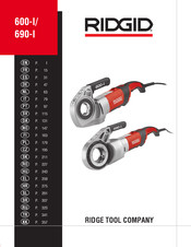 RIDGID 600-I Mode D'emploi