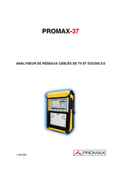 Promax 37 Manuel D'utilisation