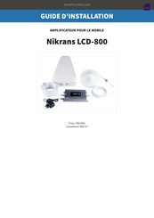 Nikrans LCD-800 Guide D'installation