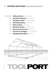 toolport UNIVERSAL BASE FRAME Mode D'emploi