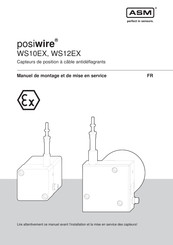 ASM posiwire WS12EX Manuel De Montage Et De Mise En Service