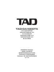 TAD TAD-DA1000TX Mode D'emploi