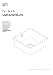Dornbracht 38 500 002-FF Instructions De Montage