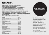 Sharp CS-2635RH Mode D'emploi