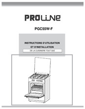 Proline PGC55W-F Instructions D'utilisation