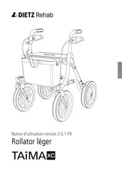 Dietz Rehab TAiMA XC Notice D'utilisation