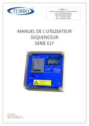 Turbo E1T Série Manuel De L'utilisateur