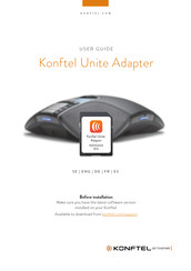 Konftel Unite Mode D'emploi