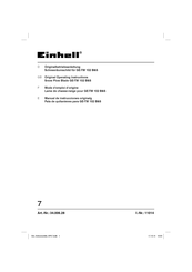 EINHELL GE-TM 102 B&S Mode D'emploi