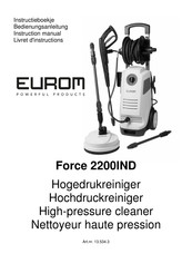 EUROM Force 2200IND Livret D'instructions