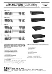 Merlaud AMH02.120 Notice D'utilisation