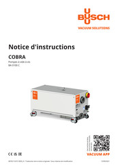 BUSCH COBRA BA 0100 C Notice D'instructions