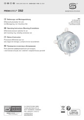 S+S Regeltechnik PREMASREG DS2 Notice D'instruction