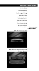 Bose VCS-10 Notice D'utilisation