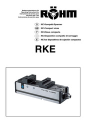 Rohm RKE 125 Instructions De Service