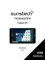 Sunstech TAD896QCBTK Mode D'emploi