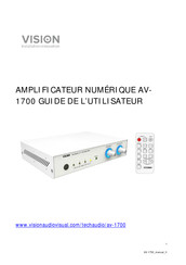 Vision AV-1700 Guide De L'utilisateur