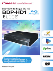 Pioneer ELITE BDP-HD1 Mode D'emploi