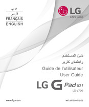 LG G Pad 10.1 V700 Mode D'emploi