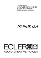 Ecler PHILOS 12 A Notice D'utilisation