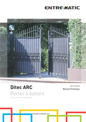 entrematic Ditec ARC Instructions Originales