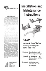 T&S B-0474 Instructions D'installation Et D'entretien