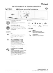 Whirlpool AWZ 9813 Guide De Consultation Rapide