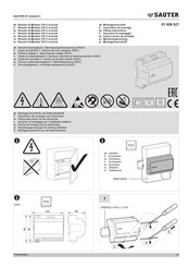 sauter EY-EM 527 Instructions De Montage