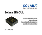 Centrosolar Solara SR60UL Guide D'utilisation