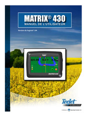 TeeJet Matrix 430 Manuel De L'utilisateur