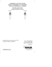 Kohler K-7107 Guide D'installation Et D'entretien