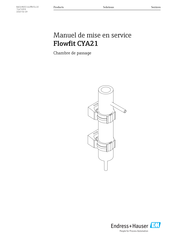 Endress+Hauser Flowfit CYA21 Manuel De Mise En Service