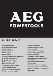 AEG Powertools KH 24 IE Notice Originale
