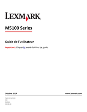 Lexmark M5155 Guide De L'utilisateur