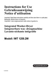 KÜPPERBUSCH IWT 1259.2W Notice D'utilisation