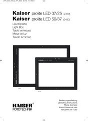 Kaiser Fototechnik 2479 Mode D'emploi