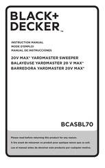 Black & Decker YARDMASTER BCASBL70 Mode D'emploi