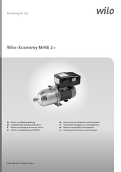 Wilo Economy MHIE 1 Notice De Montage Et De Mise En Service