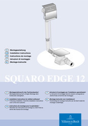 Villeroy & Boch SQUARO EDGE 12 Instructions De Montage