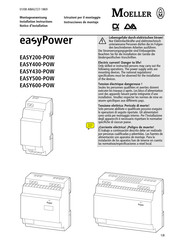 Moeller easyPower EASY430-POW Notice D'installation