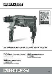 Parkside PSBM 1100 B1 Traduction Des Instructions D'origine