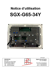 EVICOM SGX-G65-34Y Notice D'utilisation