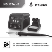 STANNOL INDUSTA HF Série Manuel D'utilisation