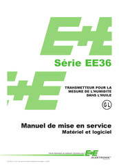 E+E Elektronik EE36 Série Manuel De Mise En Service
