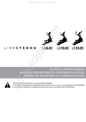 Livestrong LS8.0E Manuel Du Propriétaire