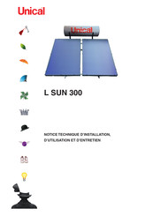 Unical L SUN 300 Notice Technique D'installation, D'utilisation Et D'entretien