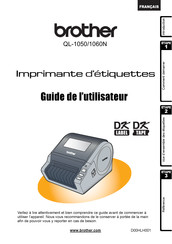 Brother QL-1050 Guide De L'utilisateur