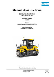 Atlas Copco CG2300 Manuel D'instructions