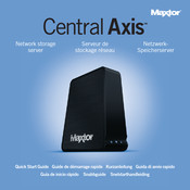 Maxtor Central Axis Guide De Démarrage Rapide